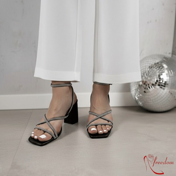 Sandalia Mujer Taco C5253